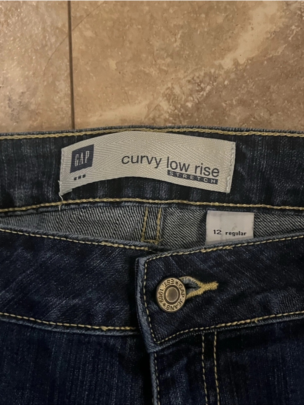 Gap Curvy Low Rise Size 12 Regular Jeans - Picture 2 of 3